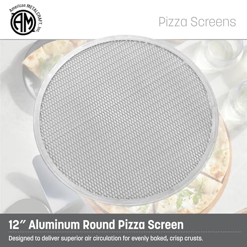 American Metalcraft 12-inch diameter / Pizza pan / Silver Pizza Pans & Stones