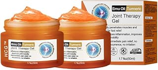 Homecleangoodsr Emu Oil Turmeric Bone Sooth Gel, Emu Oil Is Used To Soothe The Skin, Moisturize and Nourish The Skin (2PCS)
