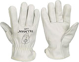 Tillman 1420 Pearl XL Grain Cowhide Leather Drivers Glove - Straight Thumb - 10 in Length - 1420XL [PRICE is per PAIR]