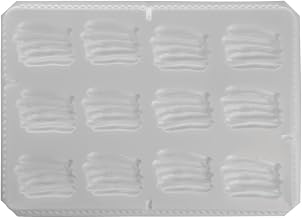 Culinary Puree White Polypropylene Green Bean Puree Mold - 17"L x 11"W