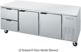 Three-Section 72 in. Undercounter Refrigerator w/ 4 Drawers, UCRD72A-4