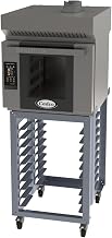 Cadco Bakerlux Touch Heavy-Duty Convection Oven, Electric, Single Half Size with Stand & ventless Hood