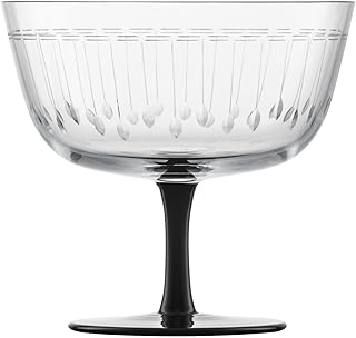 Zwiesel Glas Handmade Glamorous Crystal Glass, 9 Ounce Liqueur (Set of 2), Clear