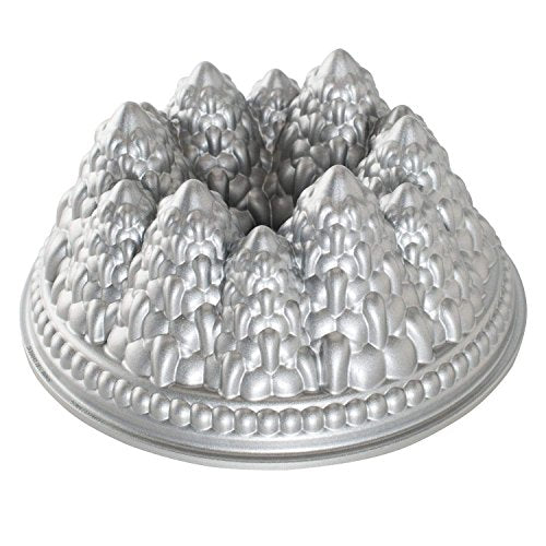 Nordic Ware Pine Forest Bundt, 9 Cup / 9 Cup / Sparkling Silver Bundt Pans