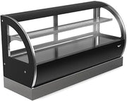 Vollrath 60-inch-wide 120-volt curved-front countertop heated deli display case with rear access