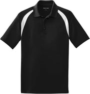 SPORT-TEK Dry Zone Colorblock Raglan Polo With Custom Embroidery