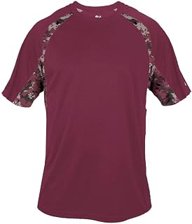 2140 Badger Youth Digital Hook Tee - Maroon/ Maroon Digital - Medium