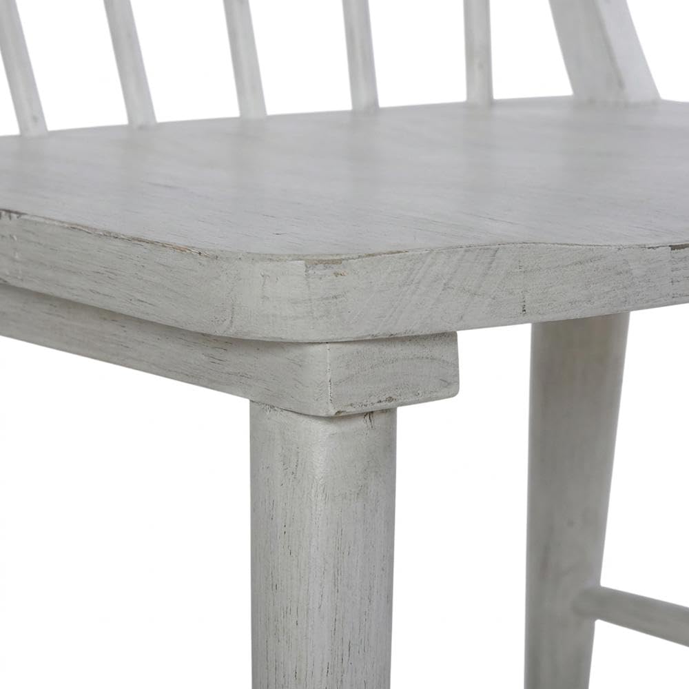 Pine Windsor Back Side Chairs Set of by Starlight Canyon Home – Pine Solids and amp, Veneers, White, Pack of 2