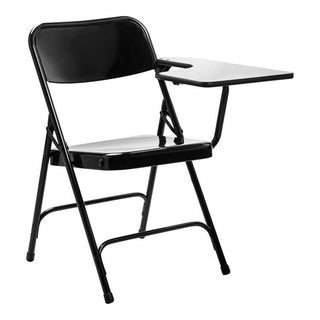 NPS 5200 Series Tablet Arm Folding Chair by National Public Seating – unspecified, Metal, Black, Model 5210L
