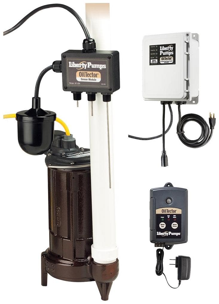 3/4 HP 115V Cast Iron Elevator Sump Pump System with OilTector® Control & Alarm by Liberty Pumps – No Finish, Model ELV290