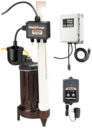 3/4 HP 115V Cast Iron Elevator Sump Pump System with OilTector® Control & Alarm by Liberty Pumps – No Finish, Model ELV290