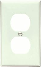 Eaton Cooper Wiring Devices 10520258 Receptacle Wall Cover Plate 1-Gang Duplex Nylon - White