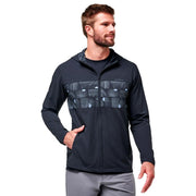 Men's Tech Hoodie CS Black XL by TravisMathew – Polyester Blend, Black, Model 1MAA124