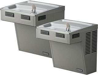 Elkay Wall Mount Mechanical Activation ADA Cooler Non-Filtered Non-refrigerated Stainless