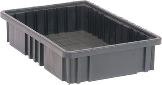 Quantum Heavy-Duty Dividable Grid Storage | Conductive Container for Industrial Warehouse Electronics Healthcare Supply Distribution | 11-7/8"L x 8-1/4"W x 2-1/2"H by QUANTUM