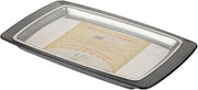 CAC China SBPL-11SET Platter Set SS Bakelite Rect 2-PC [Platter I Underliner] 11" I 13"