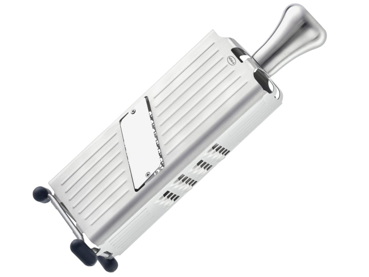 Rosle Kitchen Collection Stainless Steel Grater/Slicer Coarse Stainless by Rösle – 25 x 8,5 x 8,5 cm, Stainless Steel, Silver, Model 95009