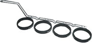 Prince Castle Egg Ring, 4 rings Inline 3.75" Diameter - Egg and Omelette Maker for Perfectly Shaped Individual Portions of Omelets and Eggs