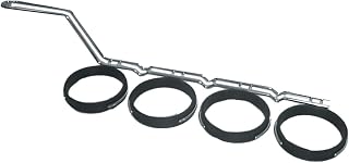 Prince Castle Egg Ring, 4 rings Inline 3.75" Diameter - Egg and Omelette Maker for Perfectly Shaped Individual Portions of Omelets and Eggs