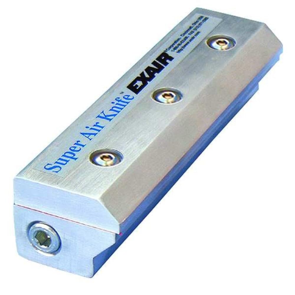 Super Air Knife - 6" aluminum by EXAIR – 1.75"L x 4"W x 1.44"H, Aluminum, Stainless Steel, Model 110006