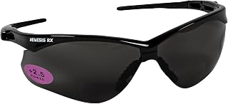 KLEENGUARD V60 Nemesis Vision Correction Smoke Readers Safety Sunglasses