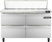 SW48-12-D Sandwich Unit, 48" W, With 12 Pan Top Openings & Four Drawers
