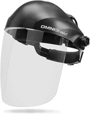 Lincoln Electric OMNIShield Professional Face Shield - Anti-Fog & Anti-Scratch Coated Clear Lens - Premium Headgear - K3752-1