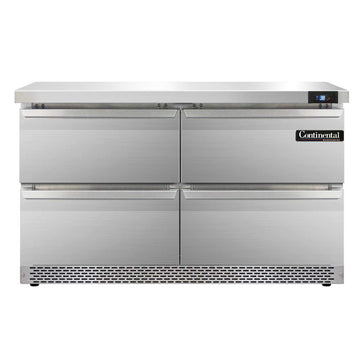 Two Section Work Top Refrigerator 48" W by Continental Refrigerator – Model SW48-FB-D
