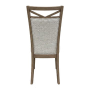 Upholstered Dining Chair Two Pack in Brown by Starlight Canyon Home – Poplar Solids / Birch Veneers, Brown, Pack of 2