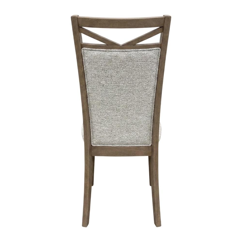 Upholstered Dining Chair Two Pack in Brown by Starlight Canyon Home – Poplar Solids / Birch Veneers, Brown, Pack of 2