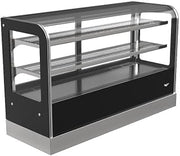 Vollrath 60-inch-wide 120-volt cubed-front countertop heated deli display case with rear access