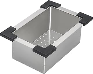 Ruvati replacement colander for RVH8215 sink - Stainless Steel with Plastic Corners - RVA1315