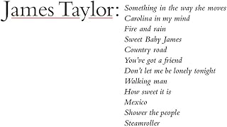 James Taylor's Greatest Hits