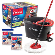 O-Cedar Easywring Spin Mop & Bucket + 2 Deep Clean Refills / 1 Mops & Bucket Sets