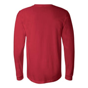 BELLA+CANVAS ® Unisex Jersey Long Sleeve Tee. BC3501 - [Orange] by Bella + Canvas – Large, Cotton, Orange