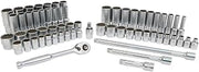 Wiha 84-Piece 1/2” Drive MM and SAE Socket Set