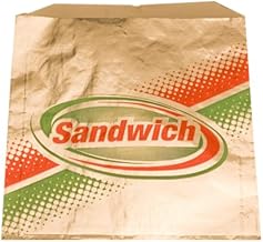 Brown Paper Goods Sandwich Foil Bag, 6" Length x 0.75" Width x 6.5" Depth | 1000/Case