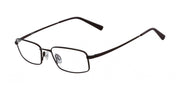 Brown 54/18/145 MAN Eyewear Frame by Flexon – 54/18/145, Plastic, Brown, Model FLHE600 N