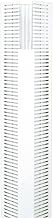 Panduit CWD4WH6 PanelMax Corner Wiring Duct Base, 4-Inch Wiring Duct, White