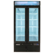 39 1/2" Two Section Display Freezer by MOTAK – 41.10x34.80x82.30, In Description, Check Images, Model MGD-2DF-36-HC