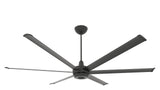 84" Smart Ceiling Fan by Big Ass Fans – 84", Metal Or Sturdy Plastic, Black, Model es6