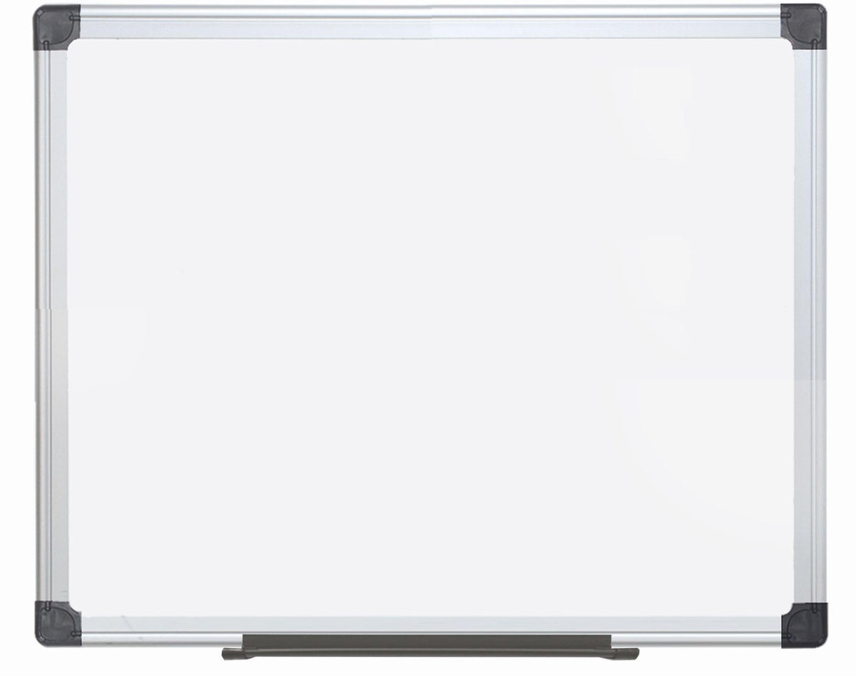 MasterVision 48"W x 36"H / Melamine / Silver Dry Erase Boards