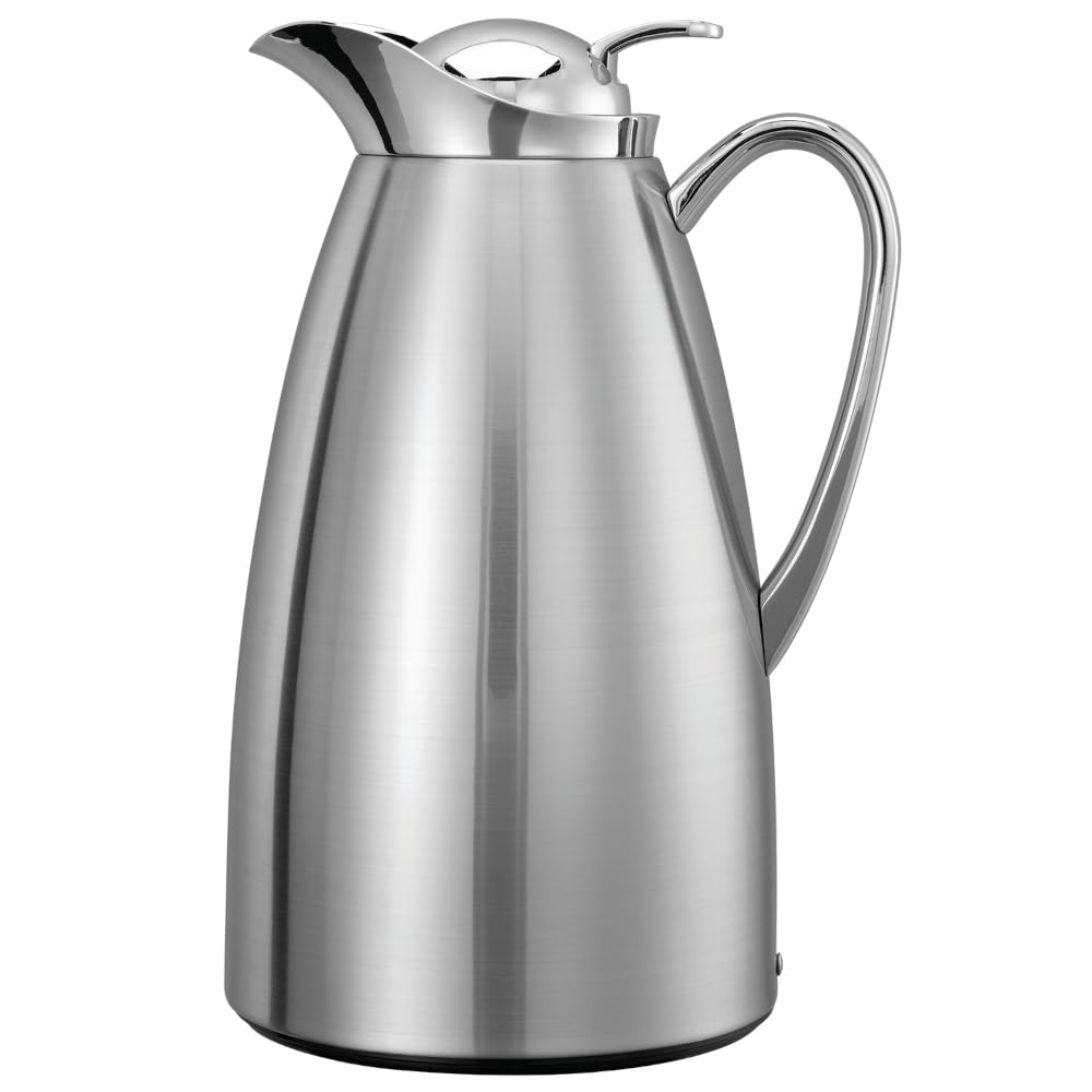 CJZS1BS Classy Vacuum Carafe by Service Ideas – 1.0 liters, Pack of 6