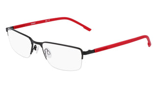 Eyeglasses E 1146 004 Satin Black/Crimson by Flexon – 54/18/145, Satin Black/ Crimson, Model E1146