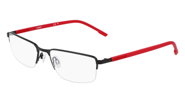 Eyeglasses E 1146 004 Satin Black/Crimson by Flexon – 54/18/145, Satin Black/ Crimson, Model E1146