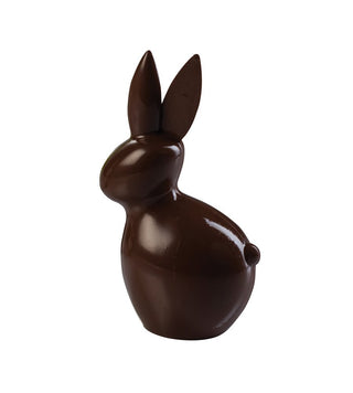 Mr Bunny Chocolate Mold by Martellato – 3.54" x 2.36" x 5.98" high, 842 milliliters, Plastic, White, Model MAC616S