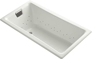 Kohler Tea-for-two 60-in Heated Bubblemassage Air Bath