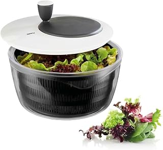 GEFU 28170 Salad Spinner, è„´ 25 cm - H 17 cm - 3 Liter, Silver