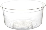 ECO PRODUCTS Compostable 12oz Clear Round Deli Containers, Case of 500, PLA Plastic Meal Prep, Lids Sold Separately, Made from PLA, A Renewable Material Made from Plants