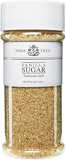 India Tree Sugar Vanilla, Organic, 6.3 Ounce